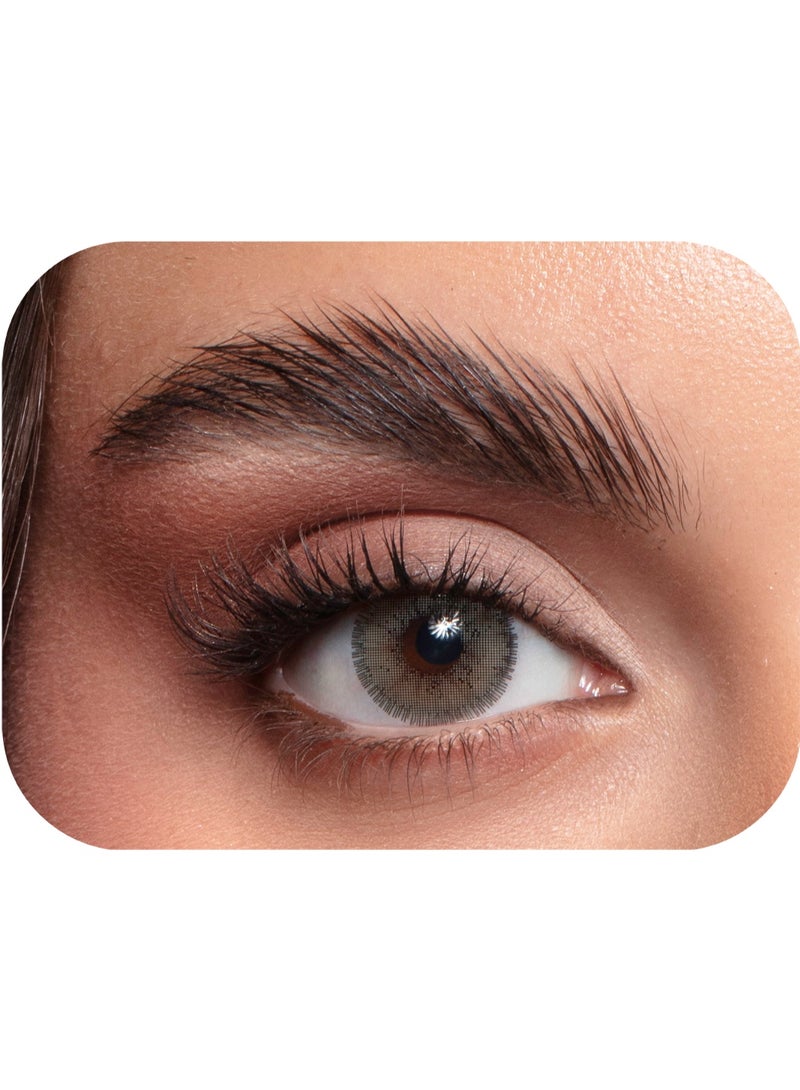 Elite brand contact lenses, monthly use, one pair per box, smoky color - Image 1